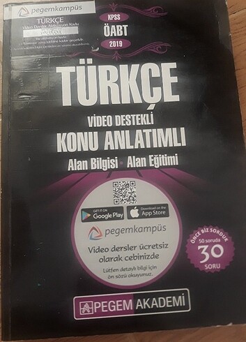 2019 Türkçe Öabt konu anlatımlı kitap