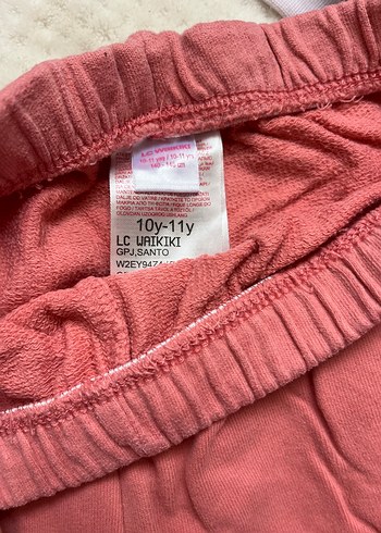 10 Yaş Beden Lcw Kız Çocuk Pembe Triko Polar Pijama Takımı