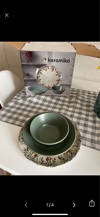Keramika yemek takımı