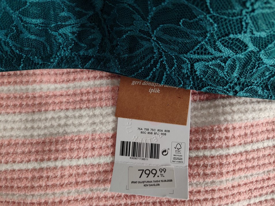 90b cosy lace petrol yesili sutyen - Görsel 3