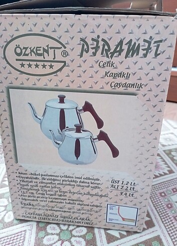 Karaca Çelik çaydanlık