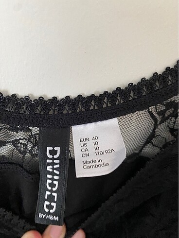 40 Beden Dantelli mini elbise