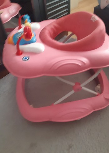 Pembe Renkli Bebek Yürüteci - Görsel 2