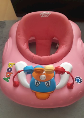 Pembe Renkli Bebek Yürüteci - Görsel 3