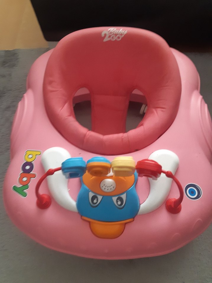 Pembe Renkli Bebek Yürüteci - Görsel 3