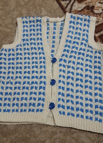 Örgü yelek - Görsel 9