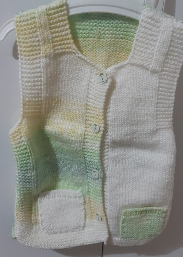 Örgü yelek - Görsel 3