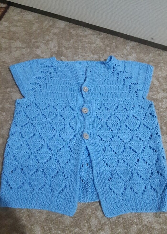 Örgü yelek - Görsel 4