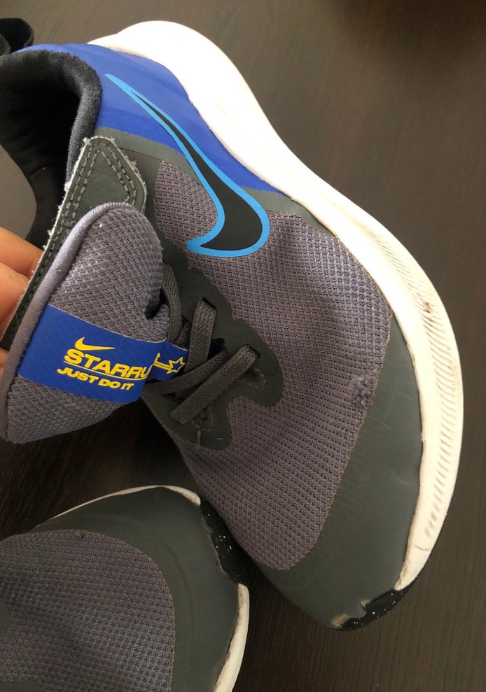 Gri Erkek Çocuk Spor Ayakkabı Velcro - Görsel 3