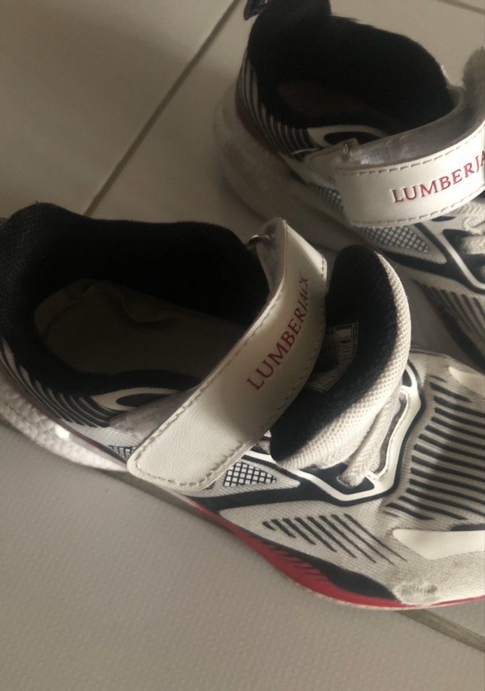 Kız Çocuk Beyaz Spor Ayakkabı Velcro - Görsel 3