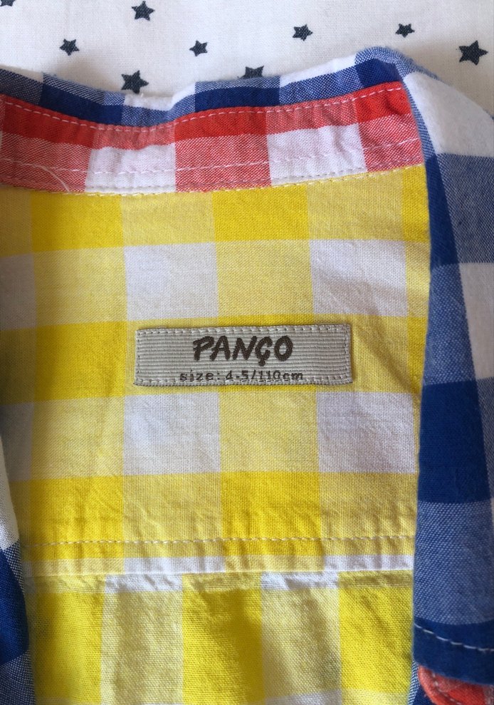 Renkli Kareli Erkek Gömlek, Kısa Kollu, Düğmeli - Görsel 2