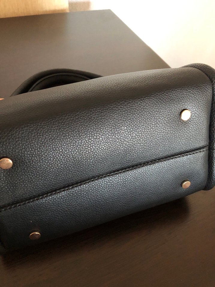 Siyah Deri Kadın Çanta - Görsel 5