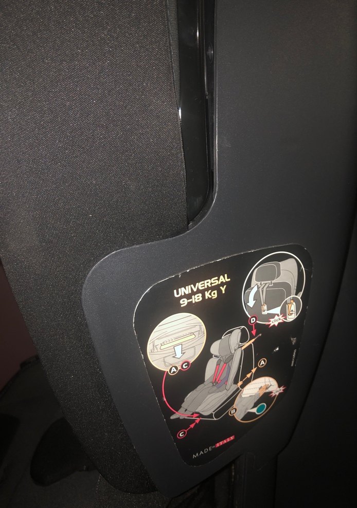 Gri Çocuk Oto Koltuğu - Görsel 3