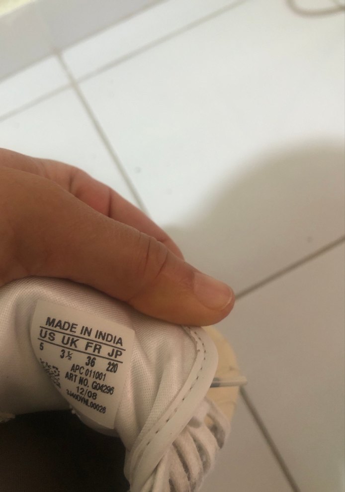 Beyaz Gri Şeritli Kadın Sneakers - Görsel 3