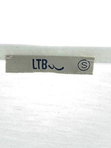 s Beden beyaz Renk LTB T-shirt %70 İndirimli.