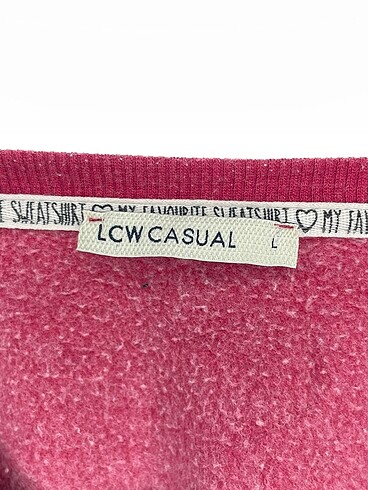 l Beden kırmızı Renk LC Waikiki Sweatshirt %70 İndirimli.