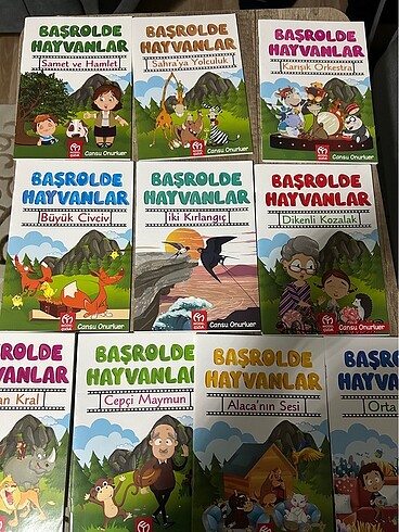  Başrolde hayvanlar çocuk kitabı