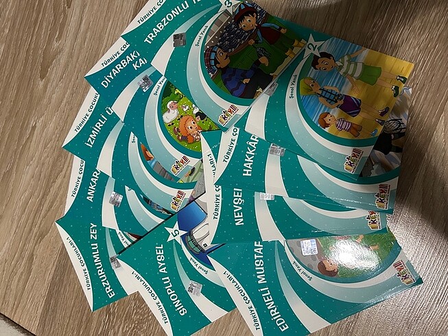  Türkiye çocukları çocuk kitabı set