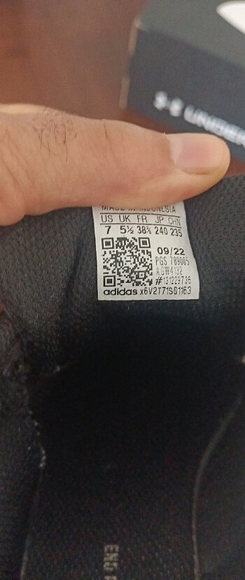 38,5 Beden siyah Renk Adidas galaxy 6w bayan ayakkabı