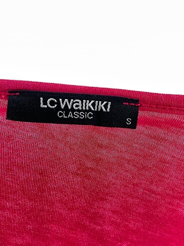 s Beden pembe Renk LC Waikiki T-shirt %70 İndirimli.