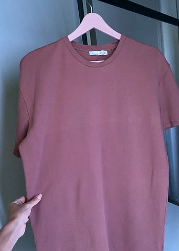 s Beden pembe Renk T-shirt Elbise Kadın
