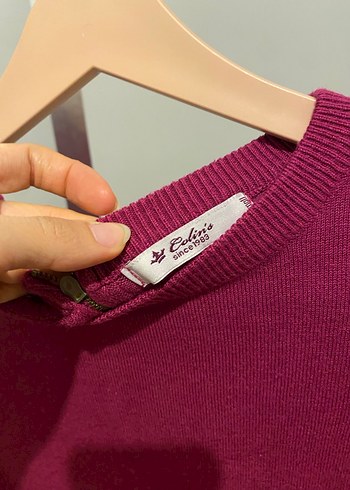 Colins Mürdüm Kadın İnce Triko Kazak - Görsel 2