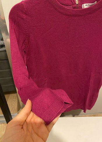 Colins Mürdüm Kadın İnce Triko Kazak - Görsel 3