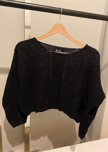 İkili Crop Kadın Örgü Kazak - Görsel 5