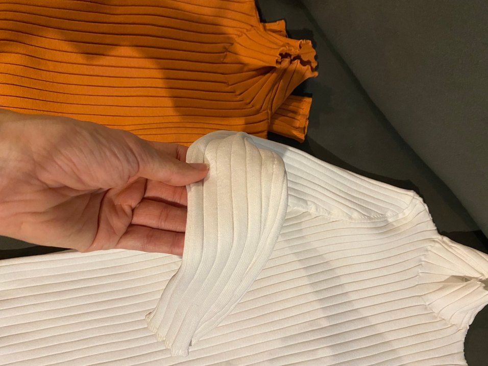 İkili Somon- Beyaz Pilili Yarım Balıkçı Triko - Görsel 5