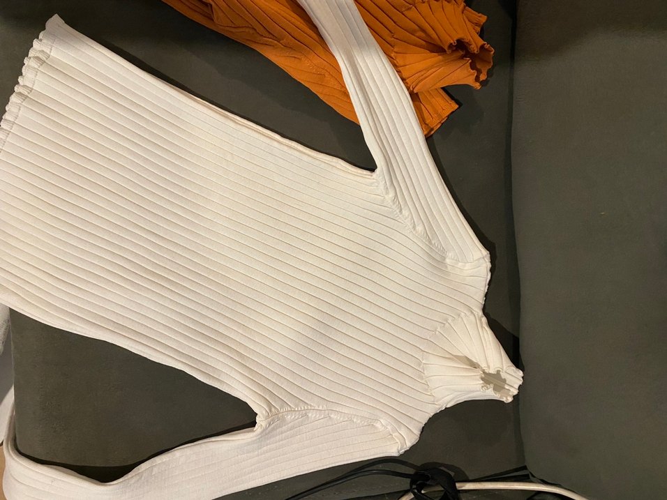 İkili Somon- Beyaz Pilili Yarım Balıkçı Triko - Görsel 4