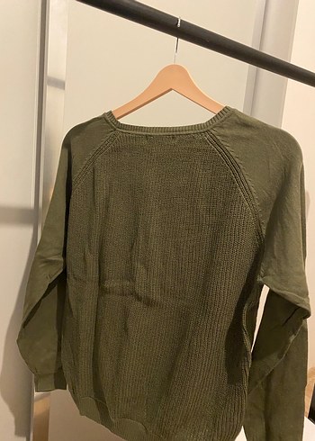 Mango Kadın Haki Örgü Triko Kazak - Görsel 3