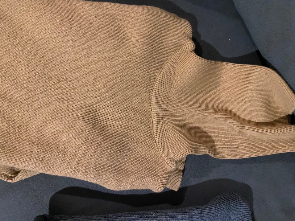 İkili Gri- Kahverengi Kadın Boğazlı Triko Kazak - Görsel 2