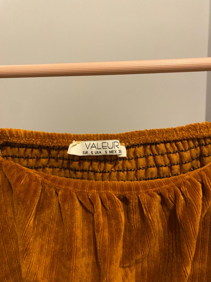 Kadife Drapeli Uzun Kollu Kadın Bluz - Görsel 2