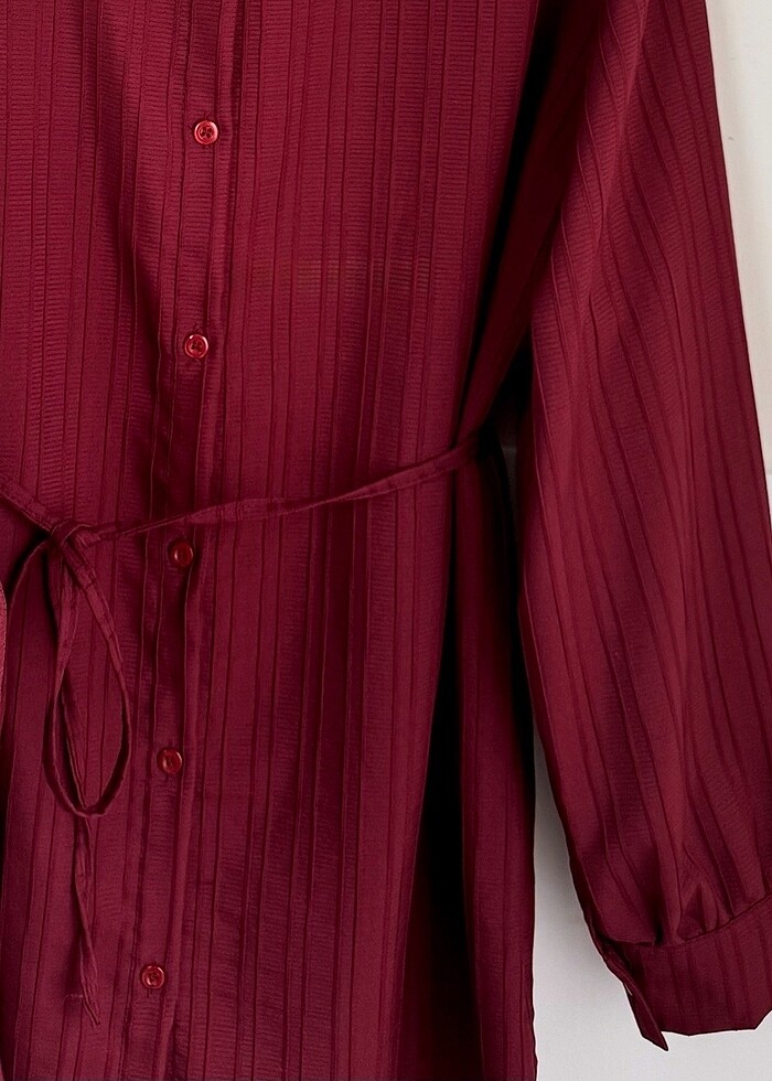 İp bağlamalı gömlek - Görsel 2