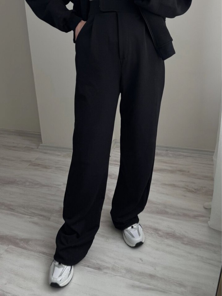 Palazzo pantolon - Siyah - Görsel 2