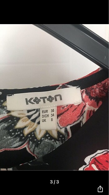 36 Beden Koton elbise