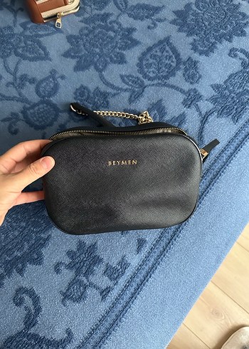 Beymen Siyah Parlak Deri Kadın Çanta