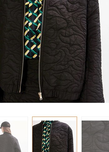 38 Beden Siyah bomber ceket