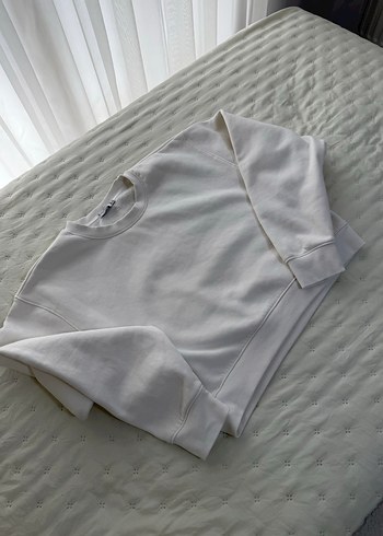 l Beden beyaz Renk Beyaz sweatshirt