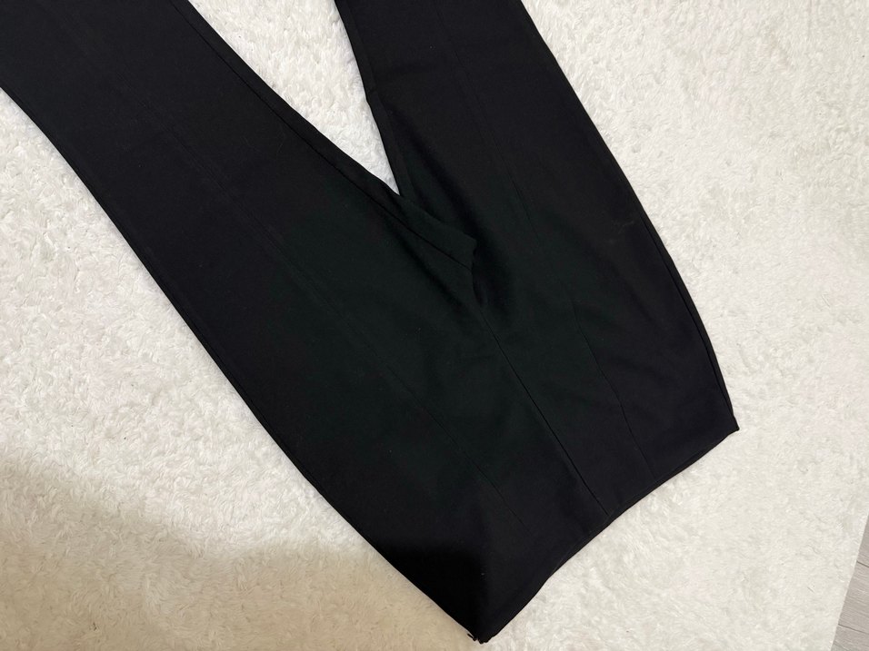 Kadın Siyah Düz Kesim Ofis Pantolonu - Görsel 4