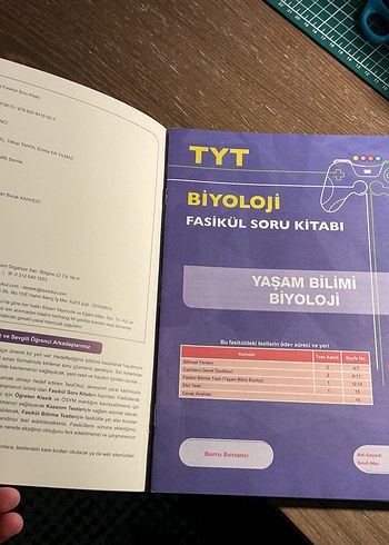 Beden TYT Biyoloji Fasikül Soru Kitabı 7
