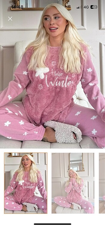Peluş pijama