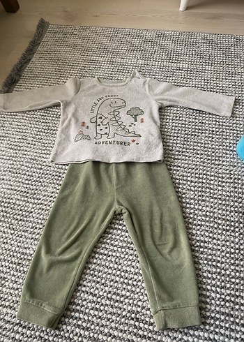 Kadife Erkek Bebek Takımı - Görsel 2