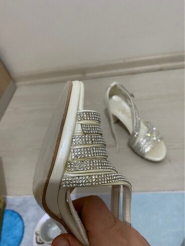 38 numara gelinlık abiye ayakkabı - Görsel 5