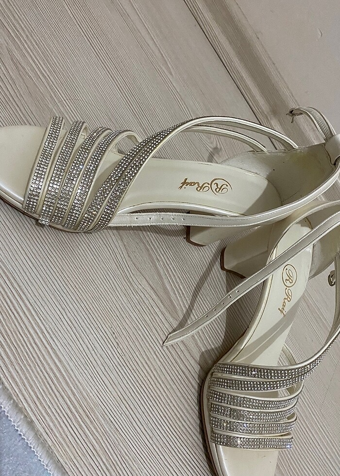 38 numara gelinlık abiye ayakkabı - Görsel 3