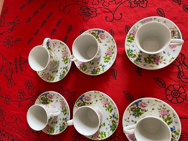 6lı kahve fincan takımı - Görsel 2