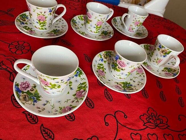 6lı kahve fincan takımı - Görsel 3