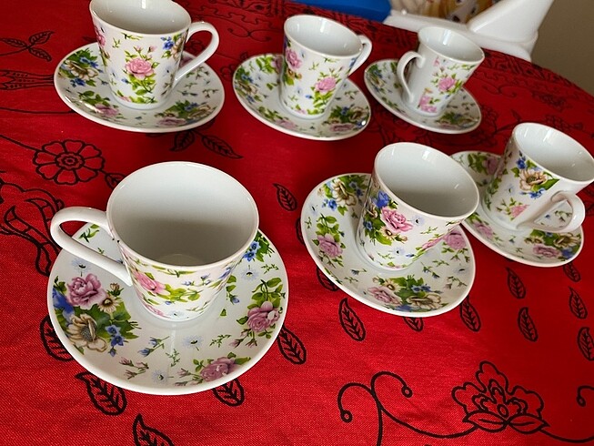 6lı kahve fincan takımı - Görsel 4