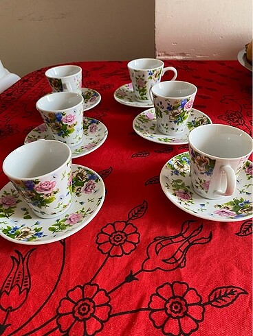 6lı kahve fincan takımı - Görsel 6