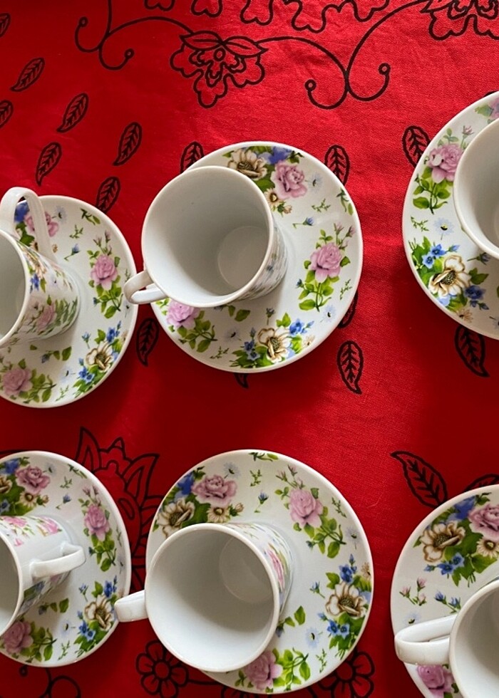 6lı kahve fincan takımı - Görsel 2